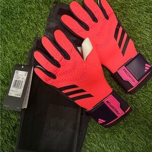 Adidas Predator Gloves - Bright Pink and Black